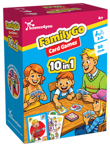 FamilyGo Juegos de cartas 10 en 1